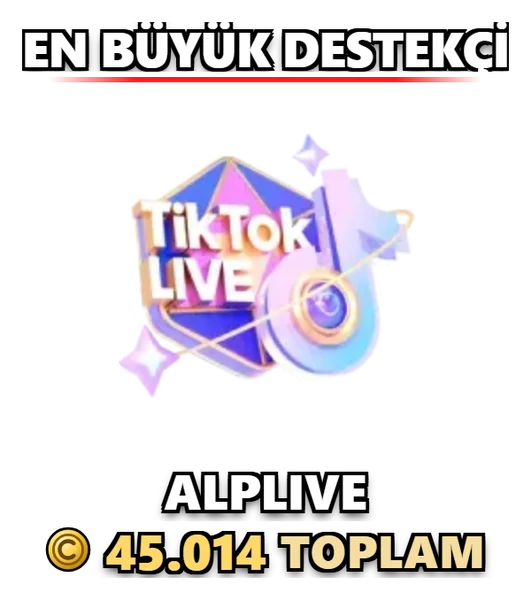 En büyük destekçi: hediye resmi, ad ve toplam jeton.